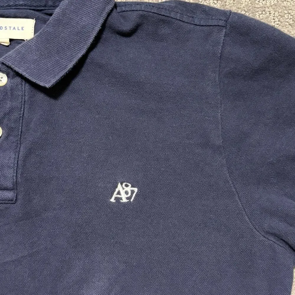 Navy blue aeropostale polo shirt
